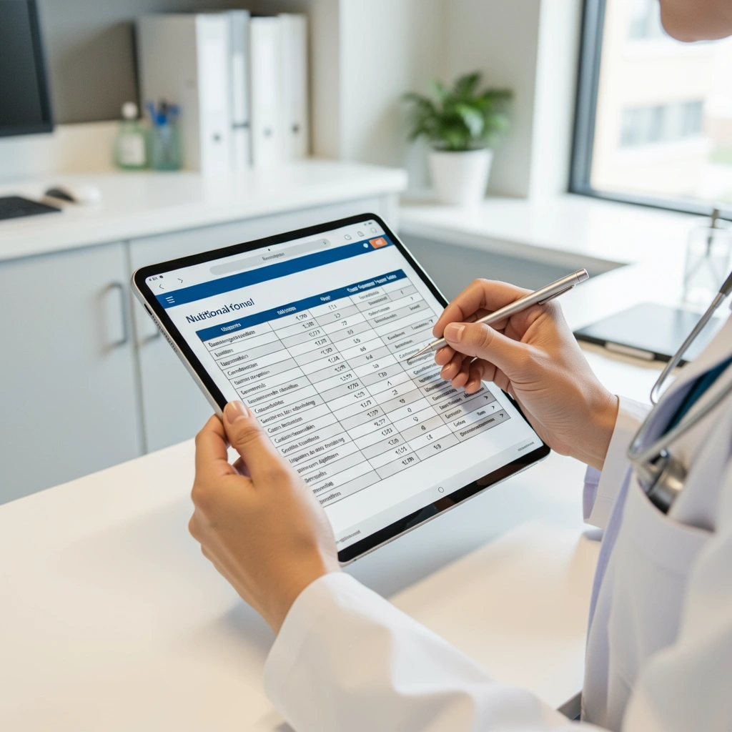 Nutritional analysis process